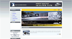 Desktop Screenshot of doruknakliyat.com